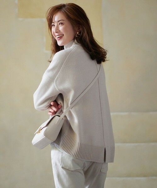 セール】 【好評につき新色追加/CLASSY.1月号掲載】ウールカシミヤ