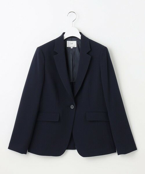 セットアップ対応】トリアセダブルジョーゼット テーラード ジャケット