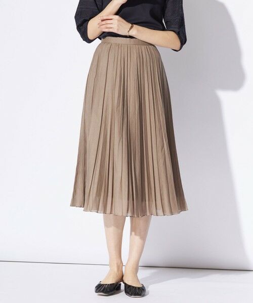 セール】 ラミータンブラー プリーツ スカート （ロング・マキシ丈