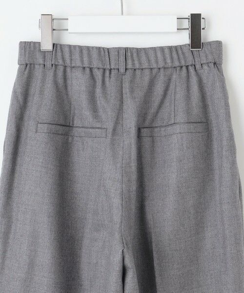 セール】 【洗える】ウォッシャブルウールサキソニーワイド パンツ