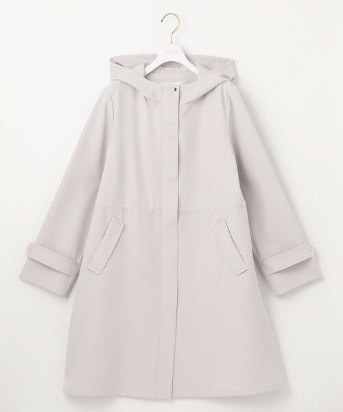 セール】 【撥水・UVカット・洗える】フーデットロング コート