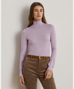 ストレッチ リブド タートルネック （カットソー）｜POLO RALPH LAUREN