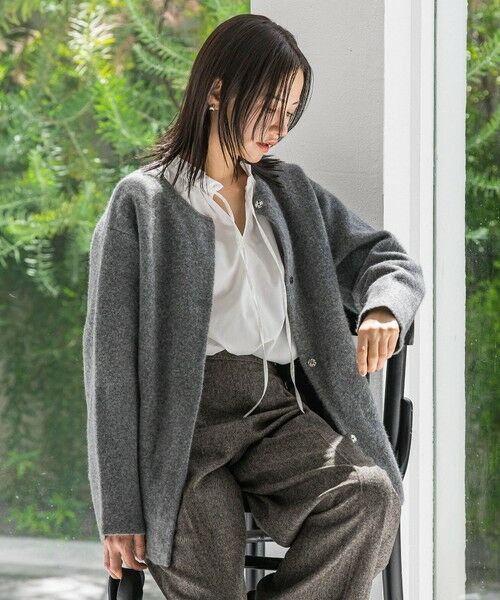 セール】 フォックス混ニットジャケット （カーディガン・ボレロ