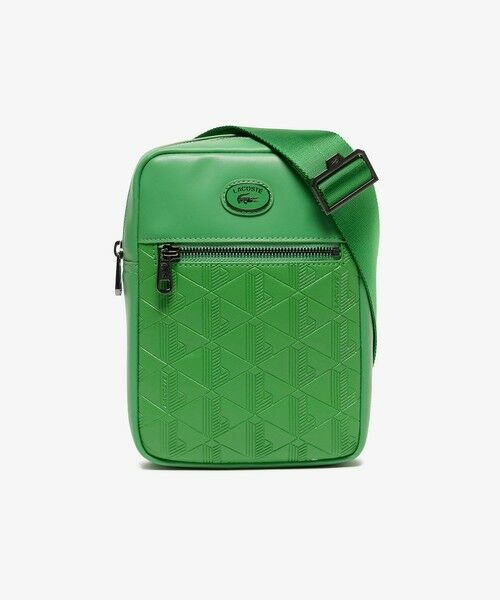 NOMOGRAMME スプレットレザー モノグラムショルダーバッグ