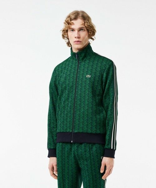 モノグラムジャカードトラックジャケット 【セットアップ対応