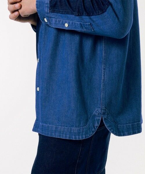 セール】 バイアスカットデニムシャツ （シャツ・ブラウス）｜LACOSTE