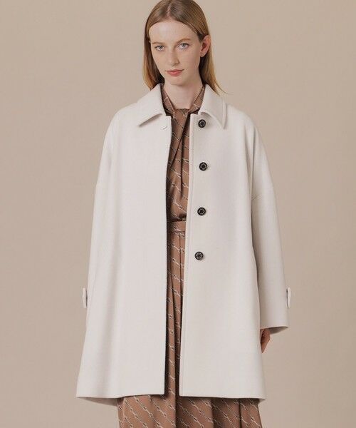 セール】 【ROSLEY/ロズリー】ファインウールメルトンステンカラー