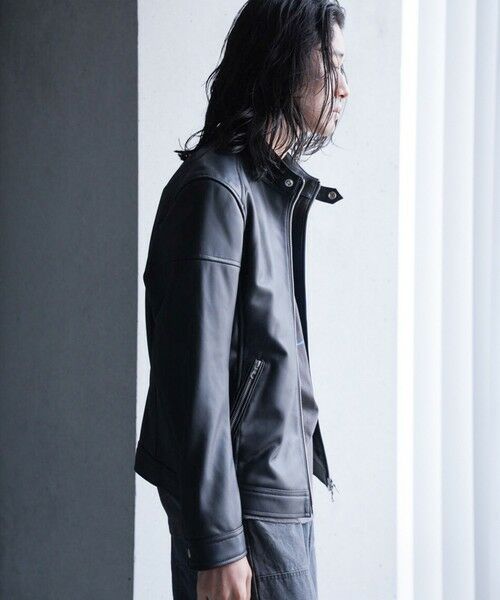 セール】 SHEEP LEATHER/シープレザー シングルライダースジャケット