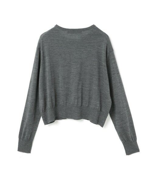 mizuiro ind ハイゲージクルーネックカーディガン （カーディガン