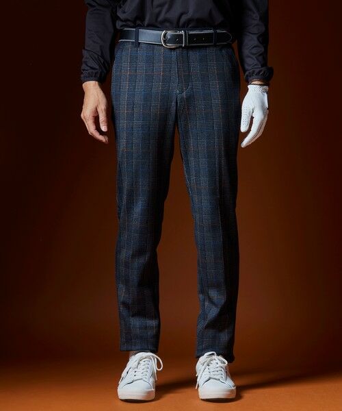 セール】 【MEN】【ストレッチ】チェック柄プリント パンツ （その他