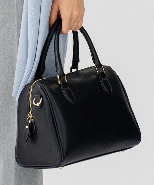 セール】 【CLASSY.1月号掲載】リサイクルレザー ボストンバッグ