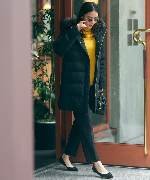 滝沢眞規子さん着用】リュクス ダウンコート （ダウンジャケット
