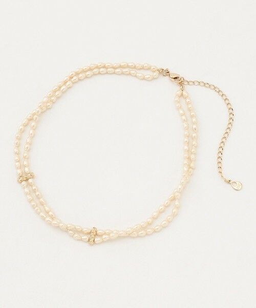 3連 パール ネックレス （ネックレス・ペンダント・チョーカー）｜23区