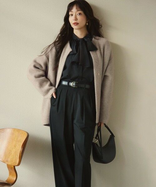 セール】 【CLASSY.11月号掲載/洗える】ドライ2WAYストレッチ ワイド