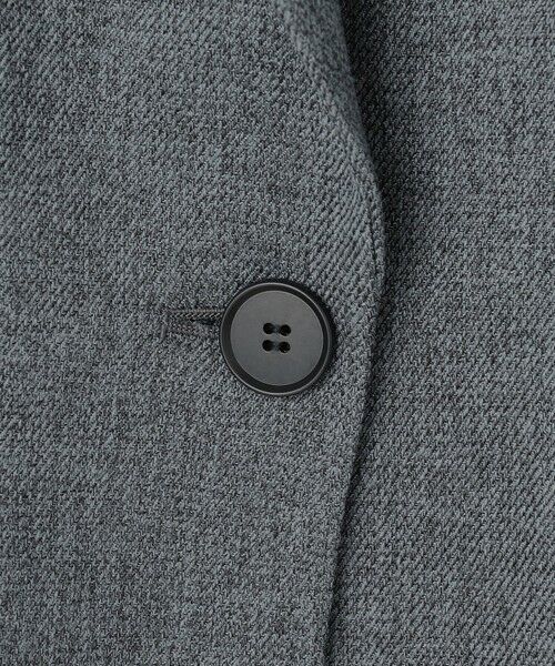 セール】 【洗える】ウールライクカルゼ テーラードジャケット