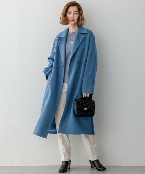 セール】 【Oggi2月号掲載/洗える】ウォームストレッチ テーパード