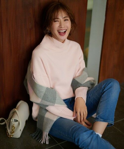 セール】 【好評につき新色追加/CLASSY.1月号掲載】ウールカシミヤ