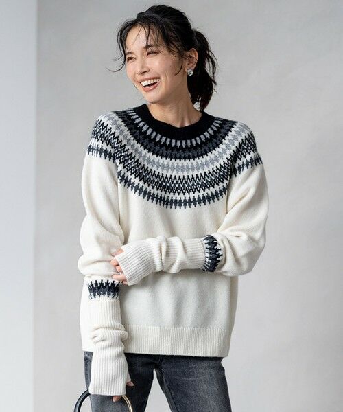 セール】 フェアアイル ニット （ニット・セーター）｜S size ONWARD