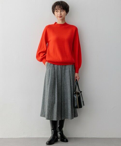 セール】 シルクネップヘリンボーン ガウチョ パンツ （その他パンツ