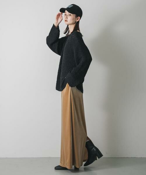 セール】 『TALLサイズ/WEB限定』ベロアナロースカート （スカート