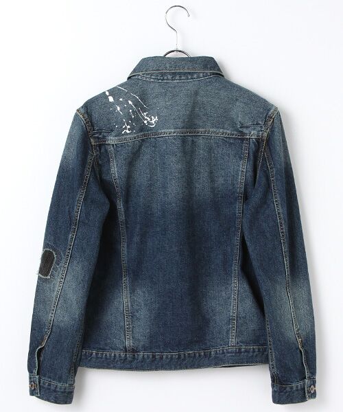 セール】 【NUMBER (N)INE DENIM】グランジエイジドデニムジャケット