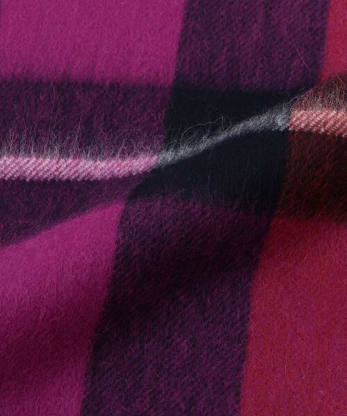 セール】 BEGG&CO:ウールアンゴラチェックマフラー （マフラー