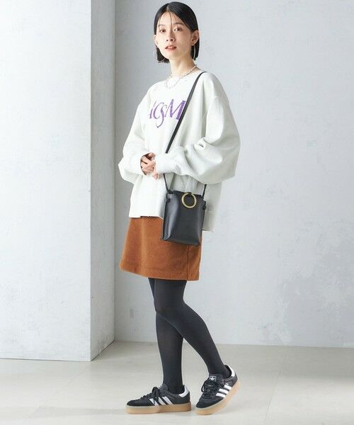 セール】 【SHIPS別注】onit:〈洗濯機可能〉フリース スカート （ミニ