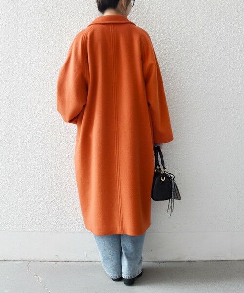 セール】 SHIPS any: バルマカーン コクーン コート 25AW （ステン