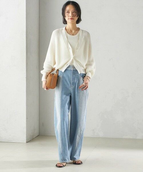 セール】 パッチワーク カーブ デニム （デニムパンツ）｜SHIPS