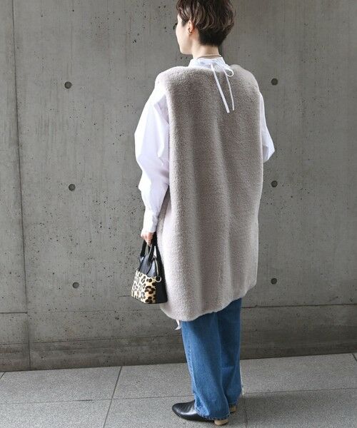 SEADRAKE: フェイク ファー ジレ （ベスト）｜SHIPS / シップス