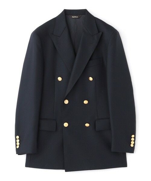 QUINTESSENTIAL】クラシックホップサックダブルブレストネイビー