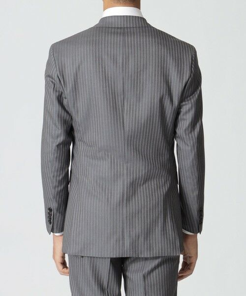 セール】 「EASTGATE MODEL」 ライトグレーストライプ柄スーツ