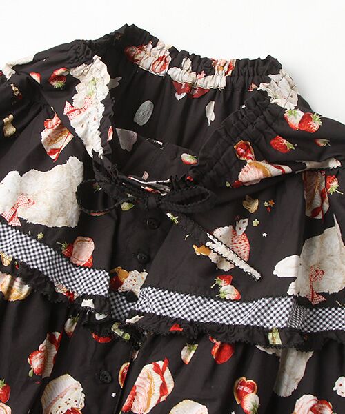 セール】 シュガリースイーツラビットプリントスカート （ロング