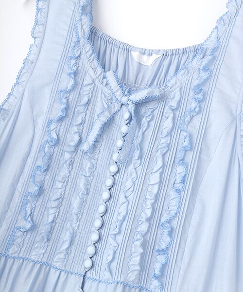 セール】 花びらフリル使いローンタブリエドレス （その他トップス