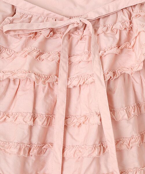 セール】 ティアードフリルラップスカート （ロング・マキシ丈スカート