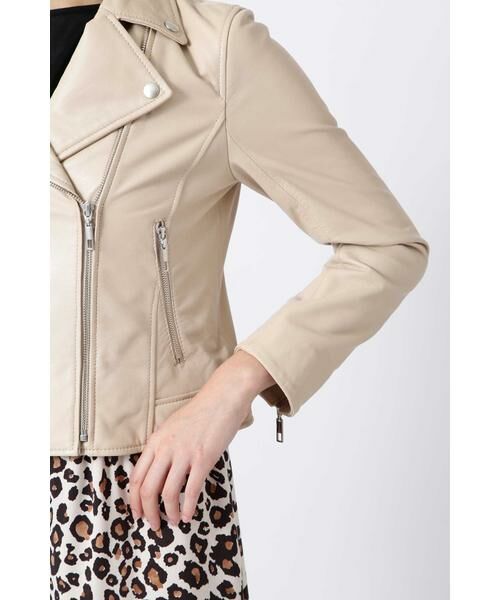 セール】 シープスキンレザーライダース （レザーブルゾン・ジャケット