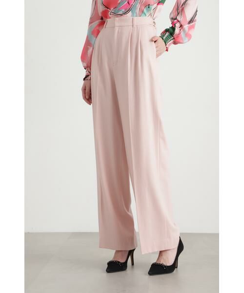 セール】 ◇ハイカウントフラノセミワイドパンツ （パンツ）｜PINKY