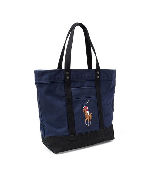 キャンバス Big Pony トートバッグ （トートバッグ）｜POLO RALPH