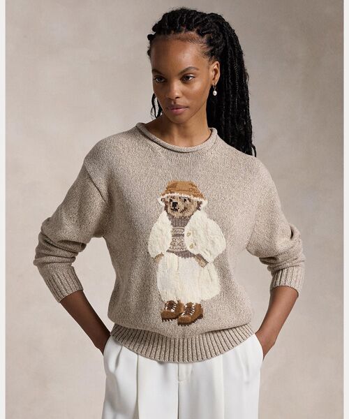 Polo ベア コットン ロールネック セーター （ニット・セーター