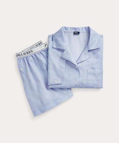 セール】 オールオーバー ポニー ショートスリーブ パジャマ セット