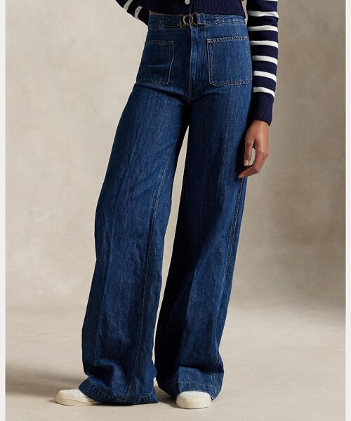 ワイドレッグ フレア ジーンズ （デニムパンツ）｜POLO RALPH LAUREN