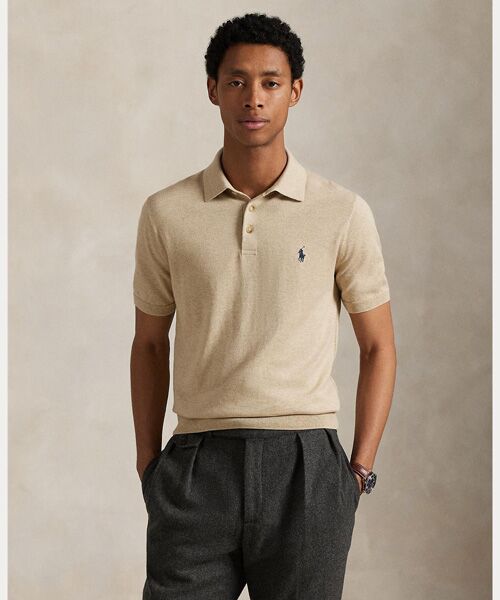 コットン ポロカラー セーター （ニット・セーター）｜POLO RALPH