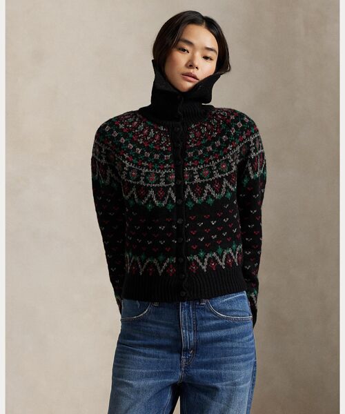 セール】 フェア アイル ウールブレンド カーディガン （カーディガン