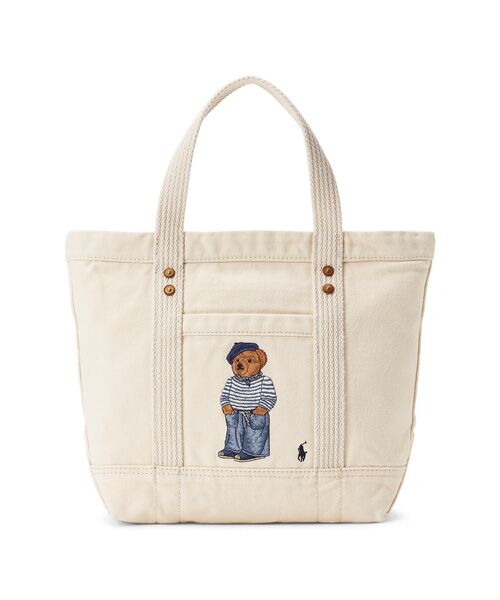 キャンバス Poloベア スモール トートバッグ （トートバッグ）｜POLO