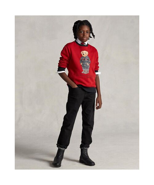 ボーイズ 8才～20才)Polo ベア フリース スウェットシャツ