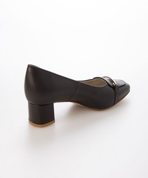 セール】 スクエアトゥヒールアップローファー （パンプス）｜Riz