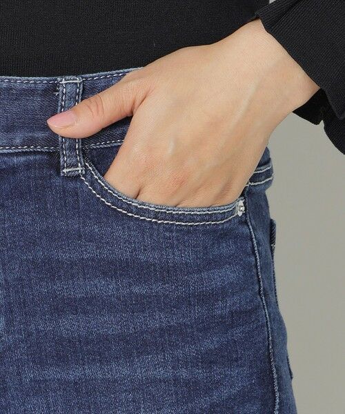 セール】 【L】フェイクファー ストレッチデニムパンツ （その他パンツ