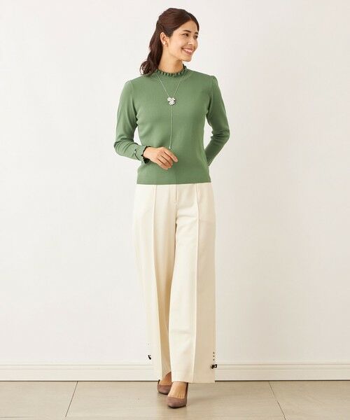 セール】 【L】フリルハイネック ニット （その他トップス）｜TO BE