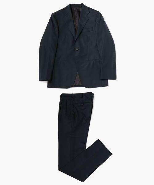 セール】 Super170'sウール 段返り3Bスーツ ERMENEGILDO ZEGNA