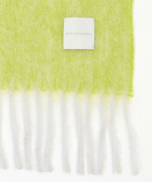 セール】 TOMORROWLAND モヘヤウールナイロン ステップダイストール